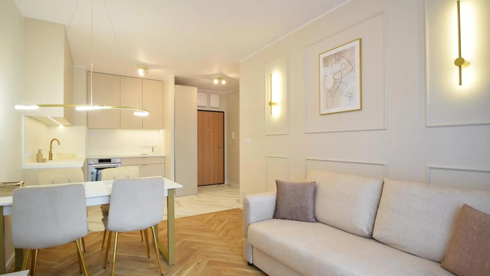 Daire Apartament Premium Black&White By Lookap Poznan